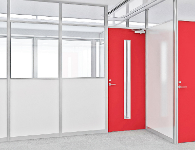 ナイテックス株式会社のアルミパーテーション画像